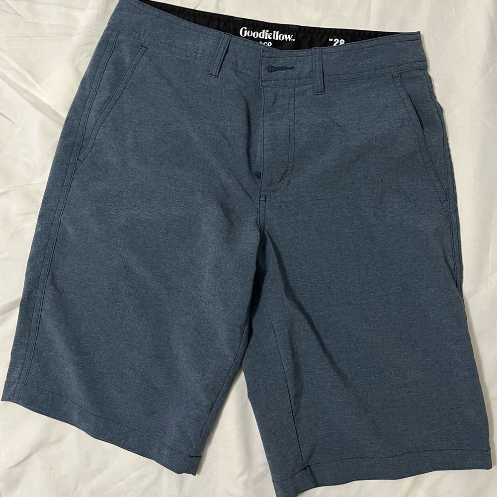 Goodfellow & Co Slate Blue Shorts Waist 28